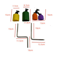Cowbell Stand Set Lively Rhythmic Percussion Instrument for Band Practice