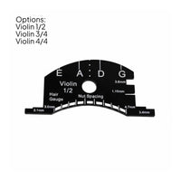 Violin Bridge Template Precise Measurement Acrylic Bridge Repair Template
