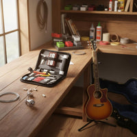 Guitar Repairing Maintenance Tool Kit Professional Grade Guitar Maintenance Kit Portable Carrying Case Luthier Repair Tools for Luthiers