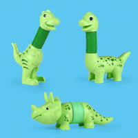 3 Pieces Telescopic Creature Toy Stress Relief Bendable Fidget Tube for Toddlers