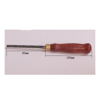 Piano Tuning Pin Reamer Polished Wood-Grain Finish Music Accessory Heat Treated