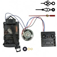 Clock Movement Accessory Kit Mounting Rings Hourly Chime Movement Kit Black