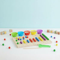 Counting Bead Game Fine Movement Skills Educational Bead Toy Number Learning