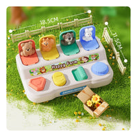 Control Panel Toy Cognitive Training Spring-up Toy Box Safe Plastic for Home