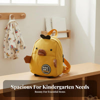 Birds Bookbag Parent-Child Matching Birds Character Rucksack Textile Cartoon Duck Backpack for Young Children, Preschool, Daycare, Travel
