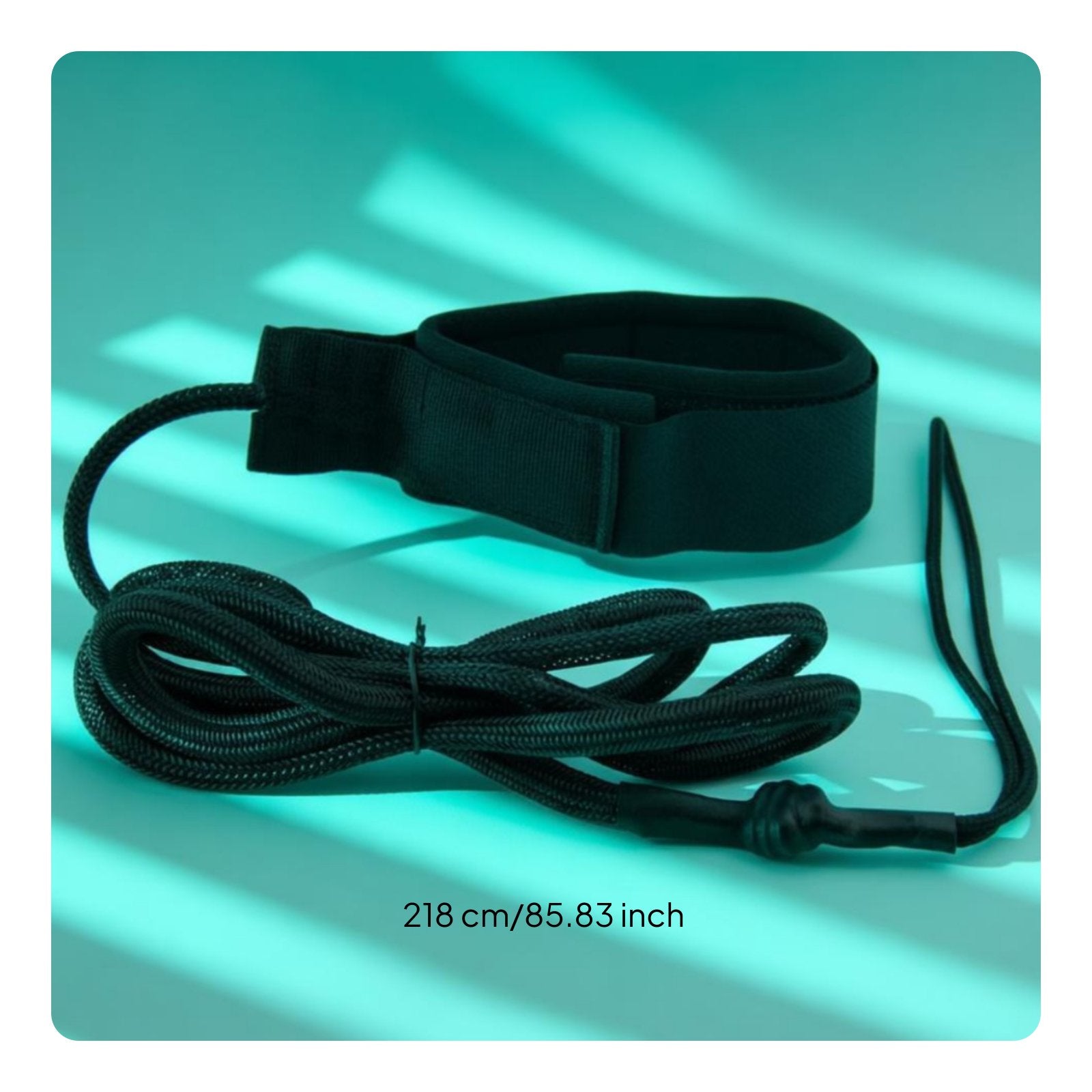 Stand up Paddle Board Leg Rope Stretchable Coiled Board Cord Lightweight