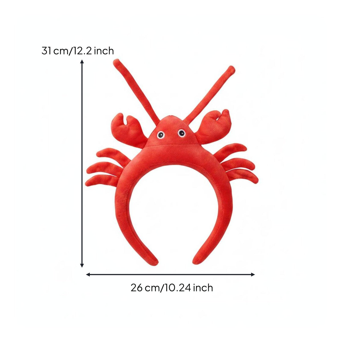 Crustacean Headband Cute Soft Toy Crustacean Hair Band Funny for Stage