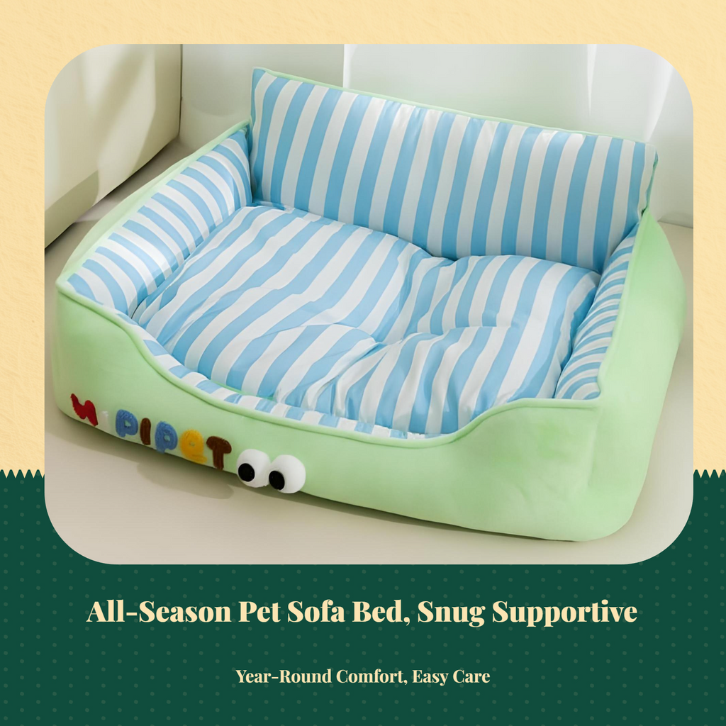 Washable small pet bed