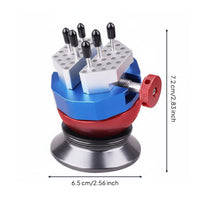 Ball Vise Multi Angle Control Rotating Vise Stable Metal Base Swivel Clamp for Model Makers, Hobbyists