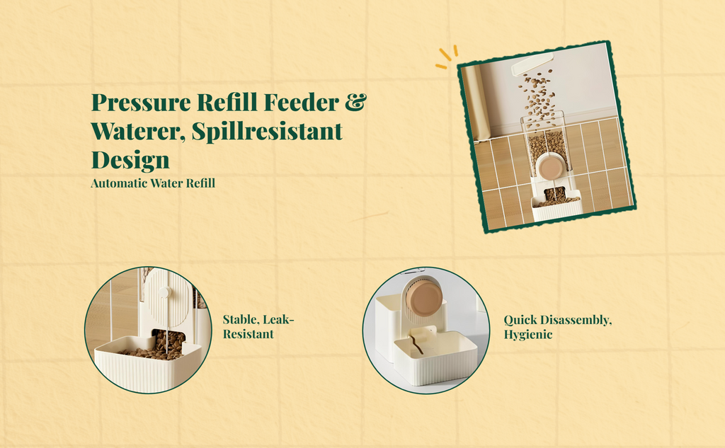 Leakproof pet water dispenser