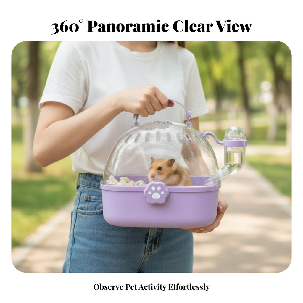 Transparent Capsule Pet transport Spacious Interior Small creature excursion Bag