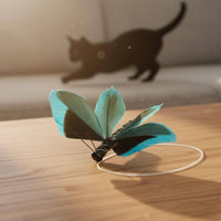 Fishing Rod Toy Replacement Head Winged Play Accessory Toy Dye Pet Supply for Kittens