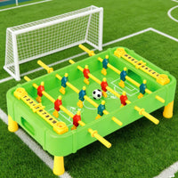 2-in-1 Table Game Portable Soccer and Hockey Game Green