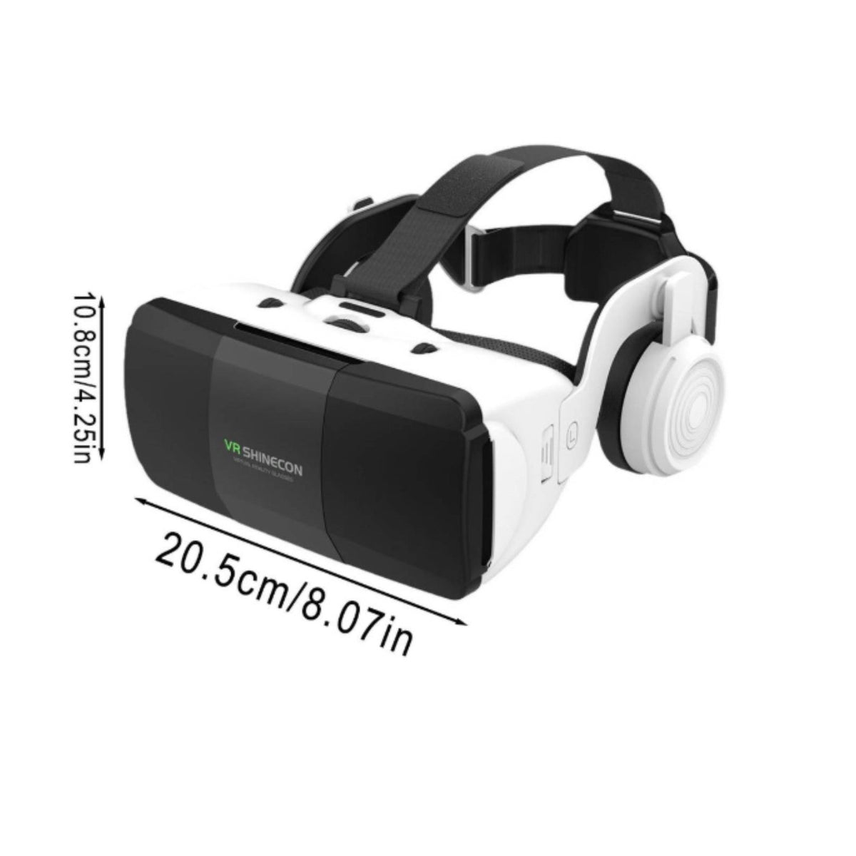Mobile VR Headset Comfortable Fit Electronics Gear with Controller for Gamers