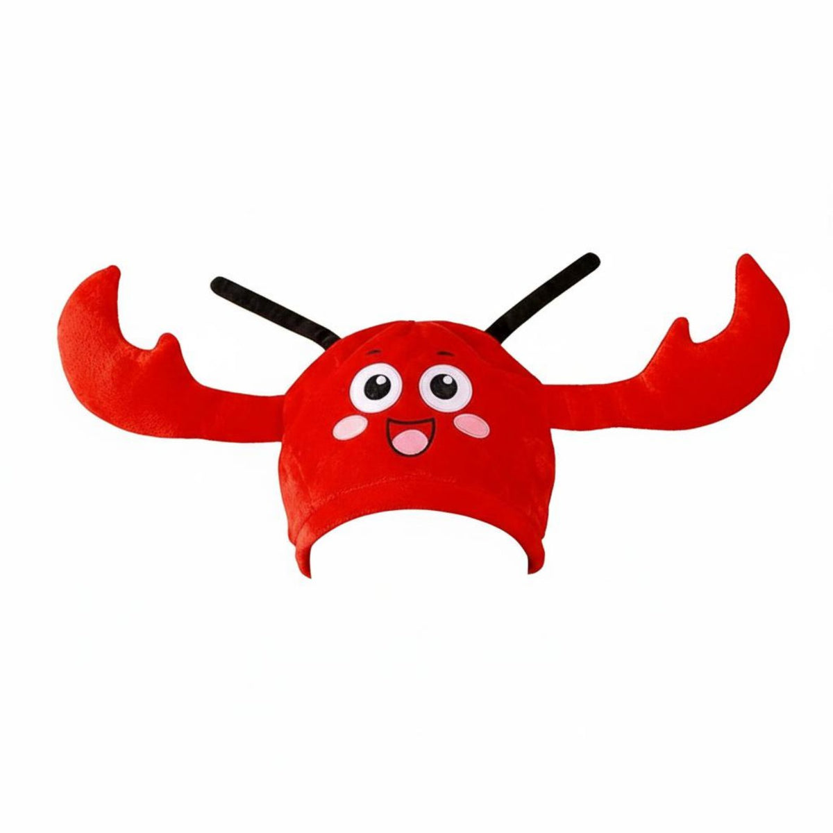 Cartoon Crustacean Headwear Adorable 3D Crab Headgear for Photo Shoots