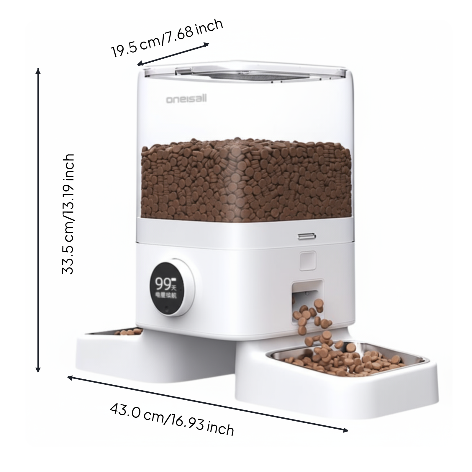 App-controlled automatic feeder