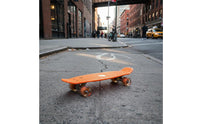 Banana Board Flash Wheels Small Compact Board Non-Slip Deck for Street, Park