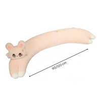 Super Soft Long Creature Soft Fabric Pillow Plump Filling Creature Character Body Pillow Skin-Friendly Large Hugging Plushie Multi-Functional for Women, Side Sleepers, Kids, Sofa, Office