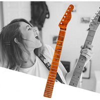 Electric Guitar Neck 21 Frets Music Instrument Part Back Center Stripe