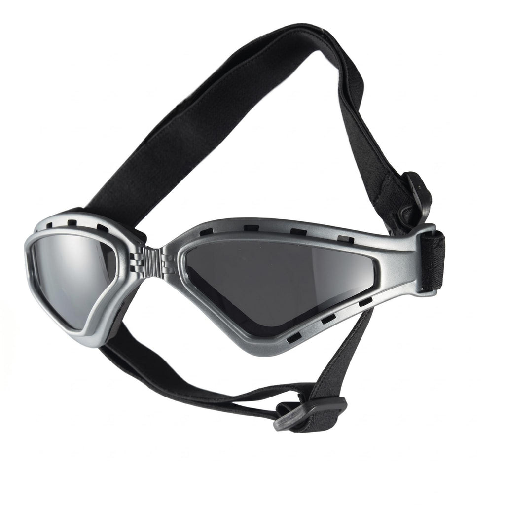 Triangular Dog Goggles Tinted Lenses Dog Goggles Adjustable Strap for Outdoor