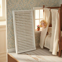 Miniature Window Blind Scene Decoration Miniature Window Shutter Realistic Look