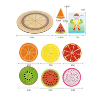 Child-Centered Fruit Game Hand-Eye Coordination Fruit Slice Game Set for Daycare