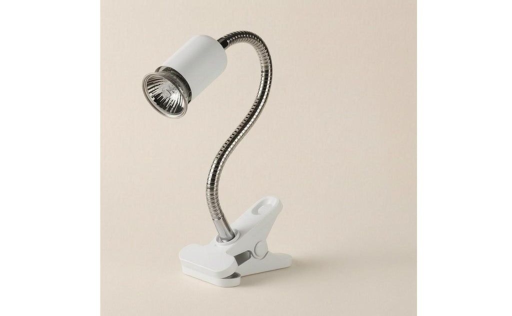 Clamp-on Basking Lamp Flexible Reptile Heat Lamp Holder Pet Lighting Plastic Clamp Metal
