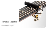 Guitar Capo Fret Noise guitar Capo Metal Construction Musical Instrument Accessory for Live Performance