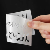 Lure Painting Template DIY Lure Painting Stencil Flexible Paint Guide Stencil for Anglers
