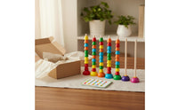 Pattern Matching Stacking Beads Reasoning Training for Classroom, Playroom
