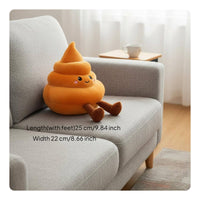 Poop Stuffed Toy with Legs Halloween Novelty Poop Stuffed Toy Cute Face