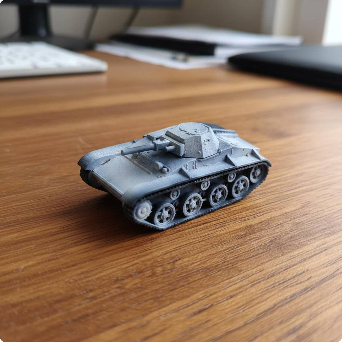 1/144 Tank Model Themed T60 Tank Model Accurate 1:144 Armored Vehicle for Collectors