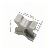 Piano Hammer Grinding Tool Aluminum Alloy Music Equipment Gray Metal Finish