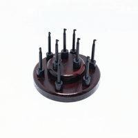 Fly Hook Rack Solid Wood Fly Hook Display Stand Painted Finish