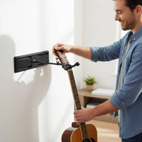 5 Guitar Wall Mount Heavy Duty 5 Guitar Wall Rack Adjustable Instrument Holder for Practice Room
