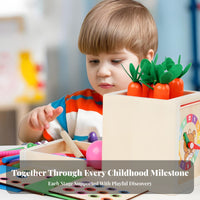 Multifunction Activity Box Fine Motor Skills Wooden Shape Sorter Cube
