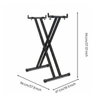 Cross-Frame Keyboard Stand Stable Instrument Holder Long-Lasting for Studio