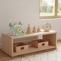Wooden Rotary Telephone Toy Sleek Edges Retro Wooden Rotating Number Wheel Phone Retro Rotating Number Wheel Phone Toy