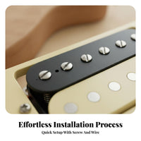 Circuit Coil Electric Guitar Pickup Hum-Cancelling Neck and Bridge Pickup Pair
