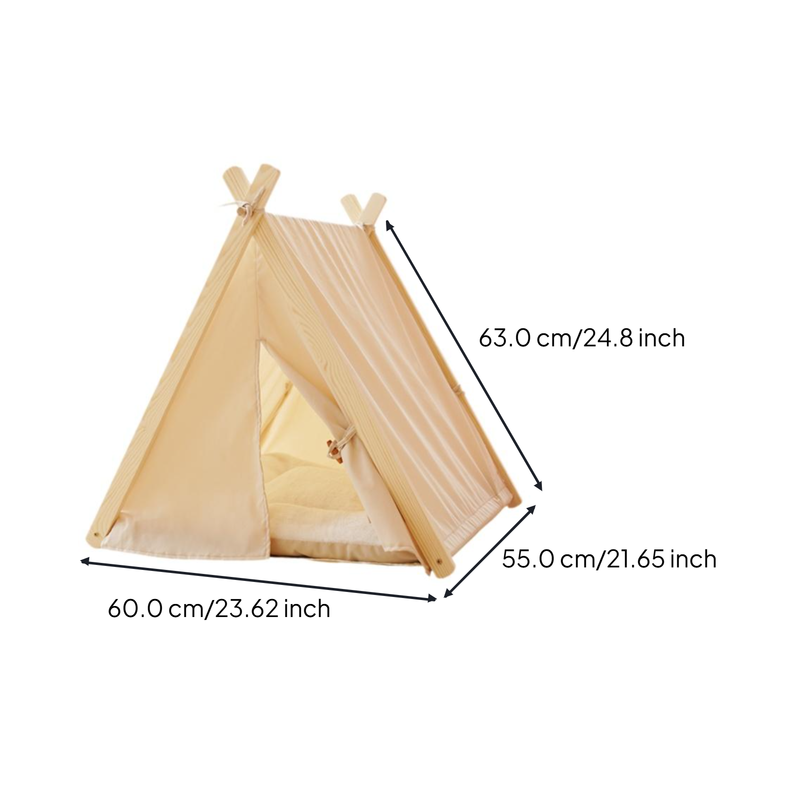 Cat tent bed: breathable privacy