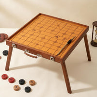 Chinese Chess Table Carrying Handle Xiangiqi Set Metal Latch