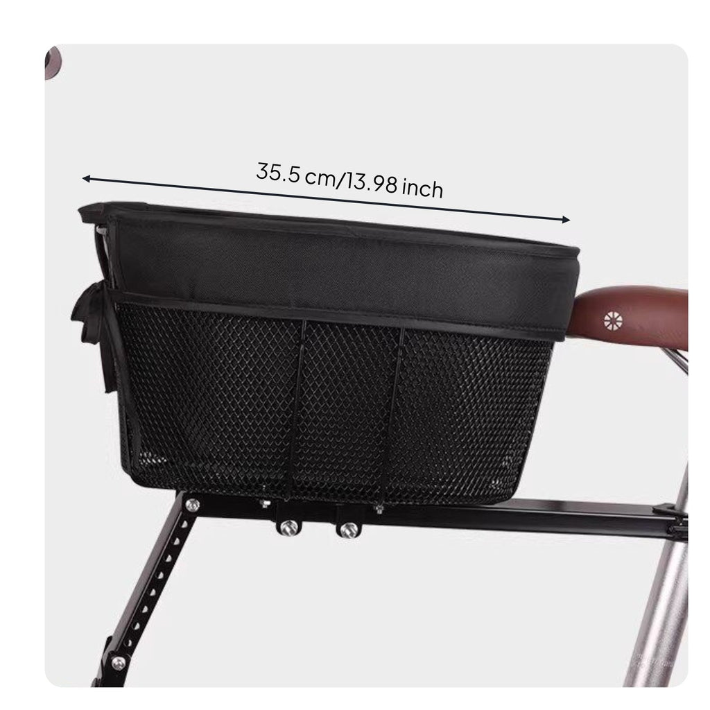 Foldable Dog Bike Basket Removable Dog Bike Basket Large Space for Outdoor Rides