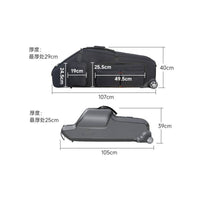 Baritone Sax Case with Wheels Soft Baritone Saxophone Case Long-Lasting