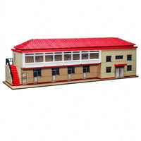 Model Railway Station N-Scale Railway Station Kit Detailed for Hobbyists