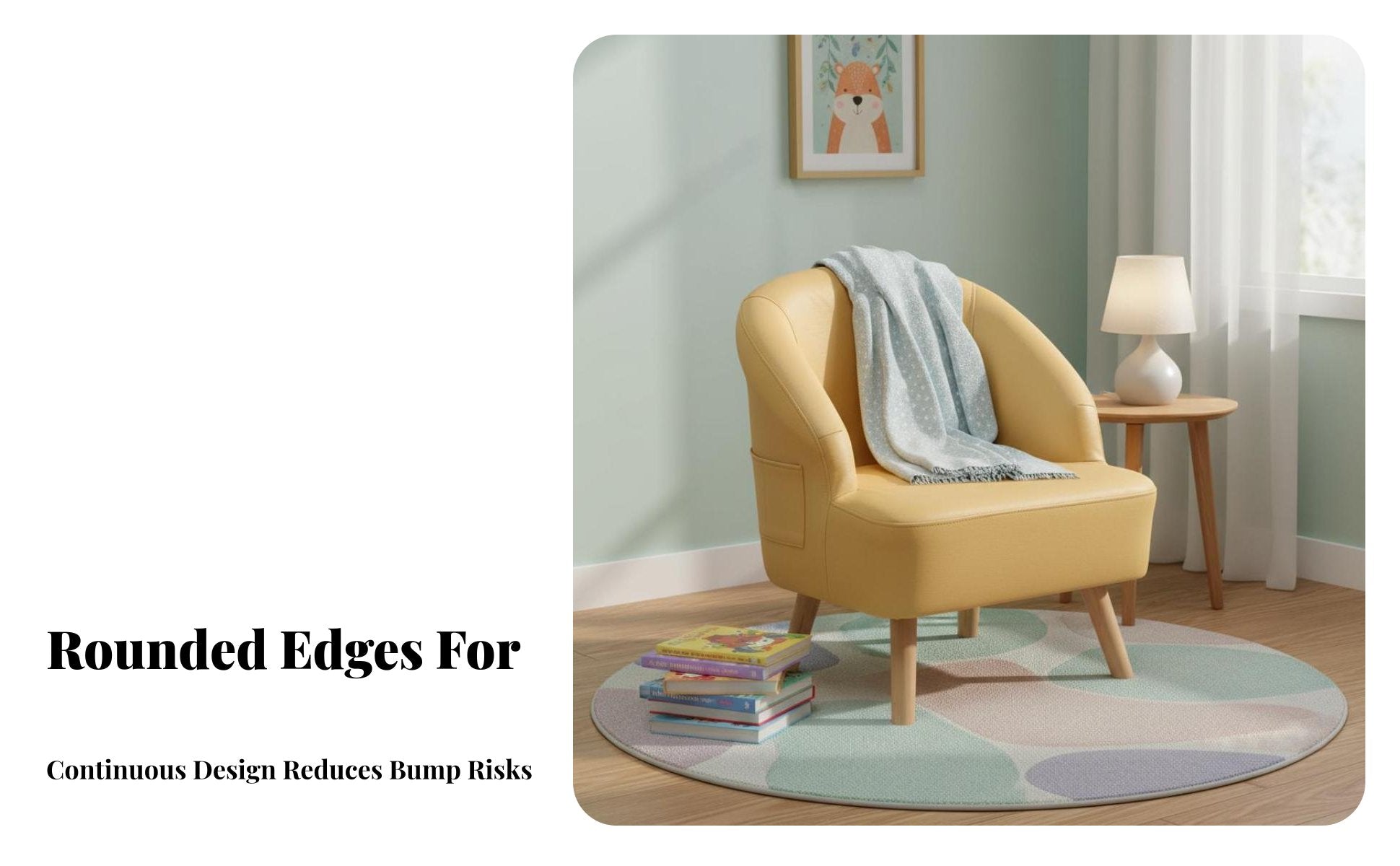 Upholstered child's Armchair Soft Textile Upholstery Upholstered kids' Club