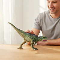 Horned Dinosaur Figure Solid Horned Dinosaur Model Toy Display Prehistoric Animal for Collectors, Cabinet