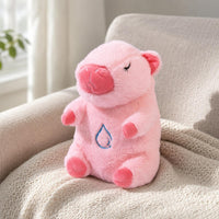 Seated Capybara Stuffed Cuddly Capybara Stuffed Doll Palm-Sized