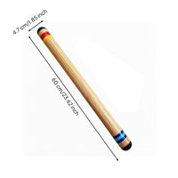 Wooden Rain Maker 60 Cm Long Midnight End Pieces End Ends Rainstick Instrument