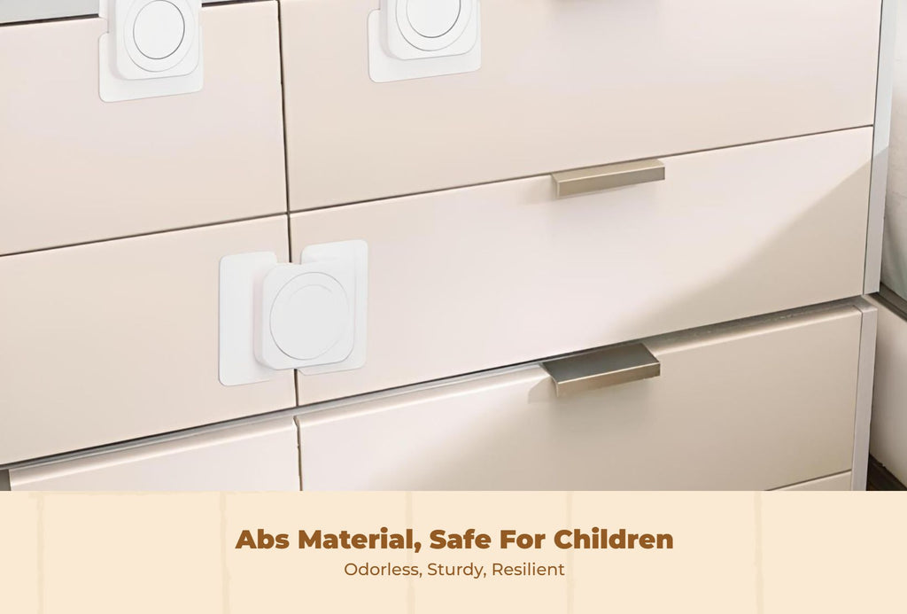 Kid Protection Lock, Drawer Cabinet Lock, Infant Proofing Latch, no tools needed Required, Easy Installation, Multi-Purpose