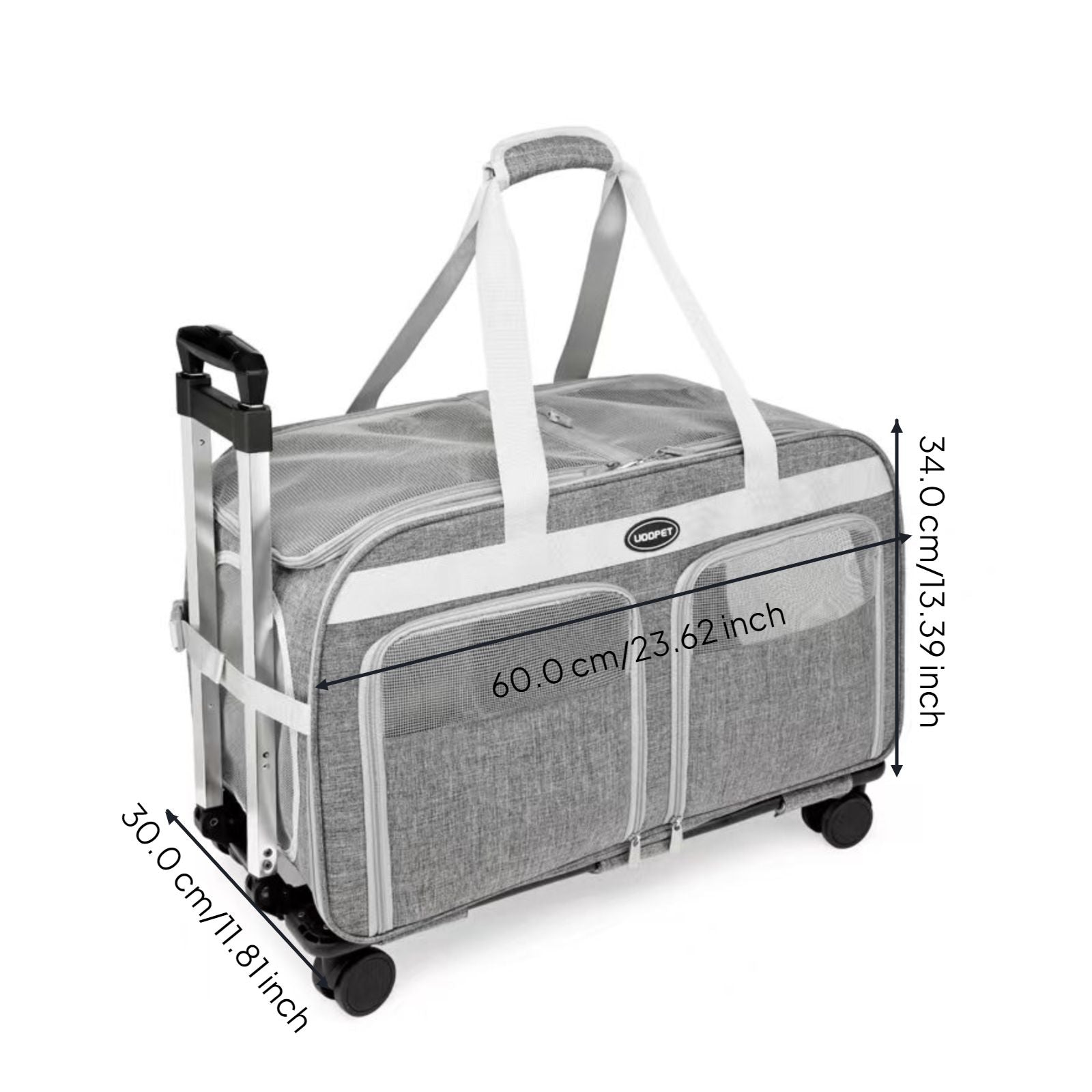 Breathable pet trolley, lightweight